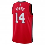 Maillot NBA Miami Heat Tyler Herro Nike 2024-25 City Edition Rouge Swingman - Homme